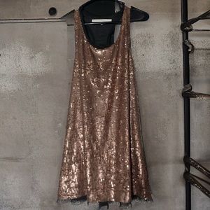 Rachel Roy copper sequined dress